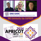 Graphic; DNS Community Day @ APRICOT 2024